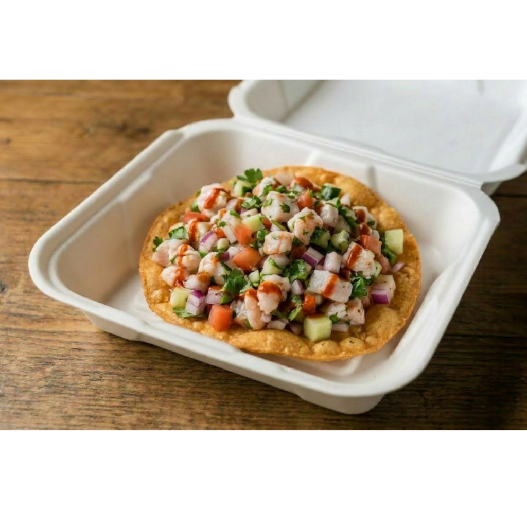 Tostada With Ceviche